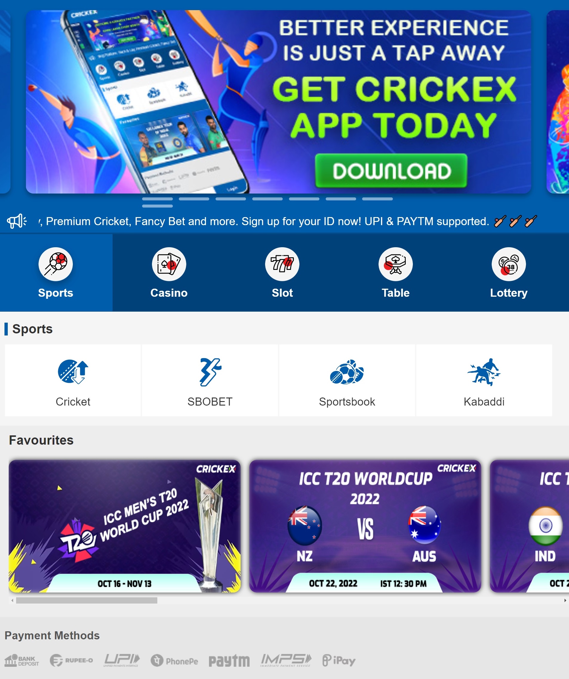Crickex App – Best Cricket Betting Exchange